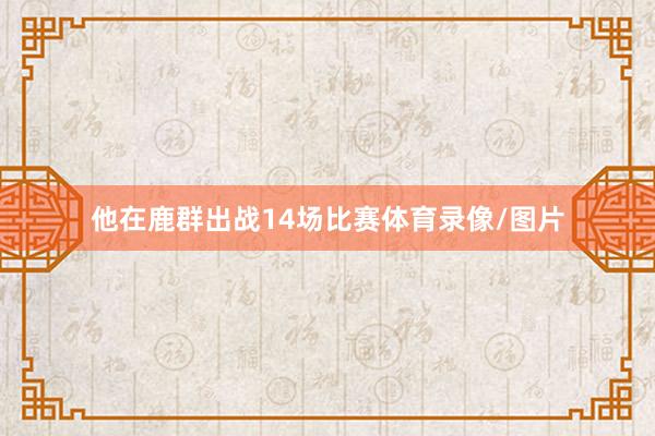 他在鹿群出战14场比赛体育录像/图片